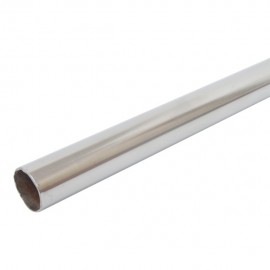 TUBO ACERO CROMADO 1" X 2.25 M - Envío Gratuito
