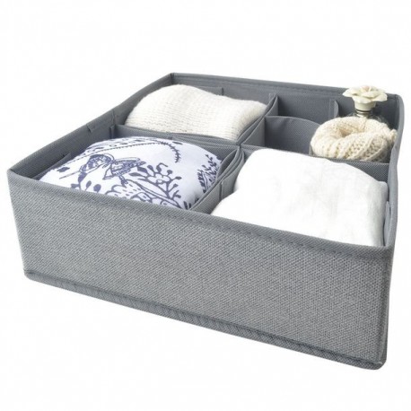 ORGANIZADOR AJUST. 16 ESPACIOS DELUXE GRIS 30X30X10CM - Envío Gratuito