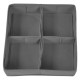 ORGANIZADOR AJUST. 16 ESPACIOS DELUXE GRIS 30X30X10CM - Envío Gratuito