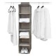 ORGANIZADOR DE 6 NIVELES DELUXE CAFÉ 30X30X120CM - Envío Gratuito