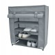 ZAPATERA 5 NIVELES DELUXE GRIS 60X30X80CM - Envío Gratuito