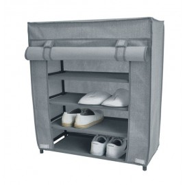 ZAPATERA 5 NIVELES DELUXE GRIS 60X30X80CM - Envío Gratuito