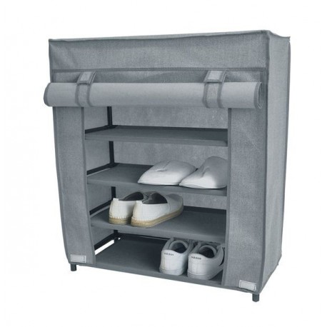 ZAPATERA 5 NIVELES DELUXE GRIS 60X30X80CM - Envío Gratuito