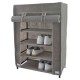 ZAPATERA 5 NIVELES DELUXE CAFÉ 60X30X80CM - Envío Gratuito