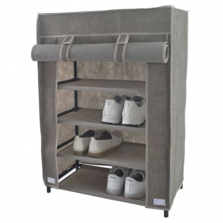 ZAPATERA 5 NIVELES DELUXE CAFÉ 60X30X80CM - Envío Gratuito