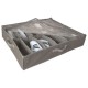 ZAPATERA BAJO CAMA DELUXE CAFÉ 60X75X15CM - Envío Gratuito