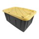 CAJA ORGANIZADORA 102 L AMARILLO Y NEGRO - Envío Gratuito