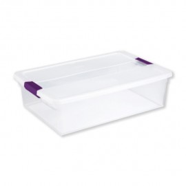 CAJA TRANSPARENTE 30 L 60 X 41.6 X 16.5 CM - Envío Gratuito