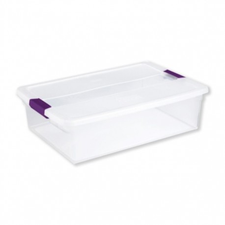 CAJA TRANSPARENTE 30 L 60 X 41.6 X 16.5 CM - Envío Gratuito