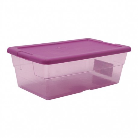 CAJA 5.7L MORADA 34.6X21X12.4 CM - Envío Gratuito