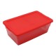 CAJA 5.7L ROJA 34.6X21X12.4 CM - Envío Gratuito