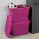 CAJA 68L/18G 59.7 X 46.7 X 41 CM ROSA FUCSIA STERILITE - Envío Gratuito