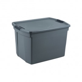 CAJA ORGANIZADORA DE PLÁSTICO DE 83 L GRIS - Envío Gratuito