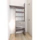 CLOSET OPTIMO 245 CM GRIS TOUCH - Envío Gratuito