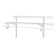 RIEL METÁLICO VERTICAL DE 152 CM BLANCO - Envío Gratuito