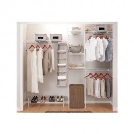 CLÓSET METÁLICO BLANCO 152 A 244 CM - Envío Gratuito