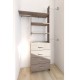 CLOSET MAXIMO 245 CM GRIS TOUCH - Envío Gratuito