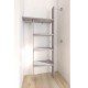 CLOSET PRACTICO 190 CM GRIS TOUCH - Envío Gratuito