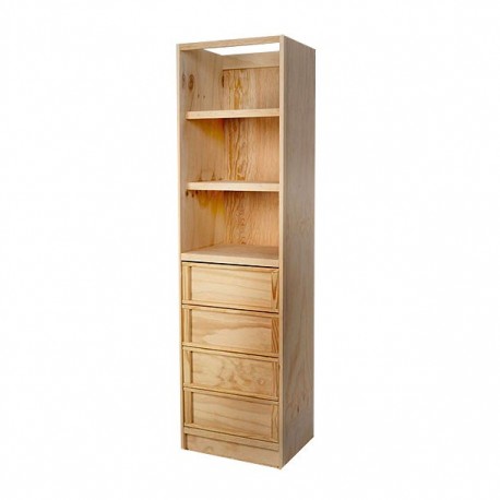 CAJONERA PINO 49.5X41X181.3CM - Envío Gratuito