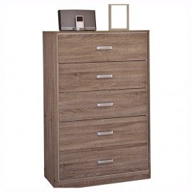 CAJONERA 5 CAJONES 122.5 X 80 X 39.6CM. - Envío Gratuito