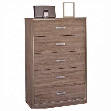 CAJONERA 5 CAJONES 122.5 X 80 X 39.6CM. - Envío Gratuito