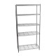 ESTANTE 5 NIVELES CROMO 40.4X90.4X183.6 CM - Envío Gratuito