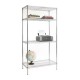 ESTANTE CROMADO 4 NIVELES 35X91X137 CM - Envío Gratuito