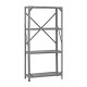 ESTANTE DE METAL 76 X 30 X 147 CM GRIS - Envío Gratuito