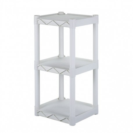 ESTANTE BLANCO 3 NIVELES 35.5X40.6 CM - Envío Gratuito