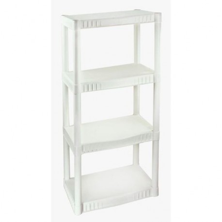 ESTANTE BLANCO 4N 36X56X123 CM - Envío Gratuito