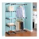 CLOSET TUBULAR 2 NIVELES 49 X 115 X 173 CM - Envío Gratuito