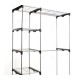 CLOSET TUBULAR 2 NIVELES 49 X 115 X 173 CM - Envío Gratuito