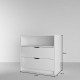 COMODA BLANCA 80X80X39 CM - Envío Gratuito