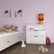 COMODA BLANCA 80X80X39 CM - Envío Gratuito