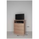 MEDIA CAJONERA DELUXE NOGAL 110X80X40 CM - Envío Gratuito