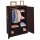 ROPERO 2 PUERTAS 1 CAJON 120 X 81 4 X 47 9CM - Envío Gratuito