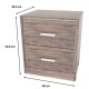 BURO 2 CAJONES 54.8 X 48 X 39.6CM. - Envío Gratuito