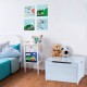 BAUL ORGANIZADOR BLANCO 60X35X40CM - Envío Gratuito