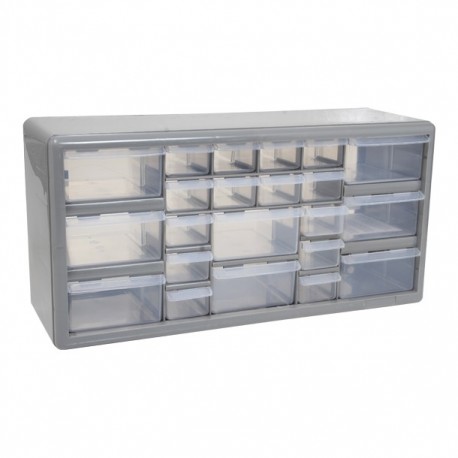 GABINETE ALMACENAMIENTO 22 CAJONES-GRIS - Envío Gratuito