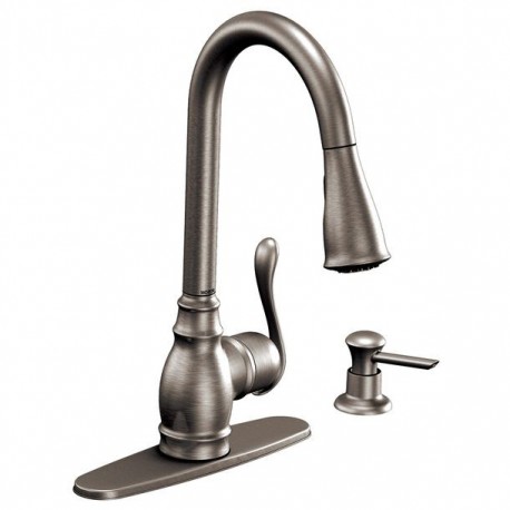 MO MEZCLADORA MONOMANDO PARA COCINA ANABELLE ROCIADOR ACERO INOXIDABLE - Envío Gratuito