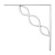 MÉNSULA TRENZA 20X20 CM 5 BLANCO - Envío Gratuito