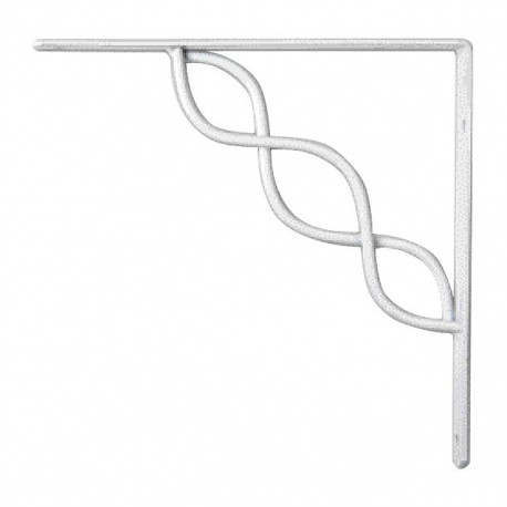MÉNSULA TRENZA 20X20 CM 5 BLANCO - Envío Gratuito