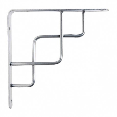 MÉNSULA ESCALERA 20X20 CM 5 PLATA - Envío Gratuito