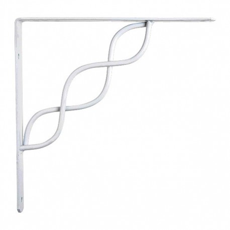 MÉNSULA TRENZA 25X25 CM 6 BLANCO - Envío Gratuito
