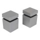 SOPORTE BLOC 4-20 MM PLATA - Envío Gratuito