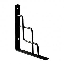 MÉNSULA ESCALERA 25X25 CM 6 NEGRO - Envío Gratuito