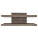REPISA DOBLE NIVEL RUSTIC OAK 80X32X19 CM - Envío Gratuito