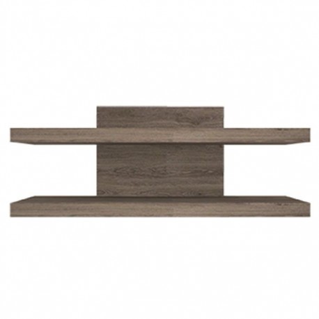 REPISA DOBLE NIVEL RUSTIC OAK 80X32X19 CM - Envío Gratuito