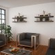 REPISA DOBLE NIVEL RUSTIC OAK 80X32X19 CM - Envío Gratuito