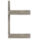 REPISA DOBLE NIVEL RUSTIC OAK 80X32X19 CM - Envío Gratuito